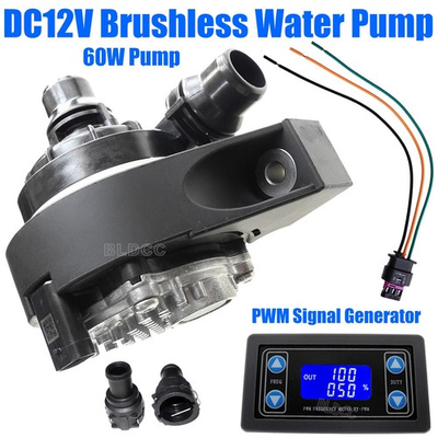 #ad #ad Large flow 12V 60W Brushless Water Pump PWM Controllable Water Circulation Pump $37.99