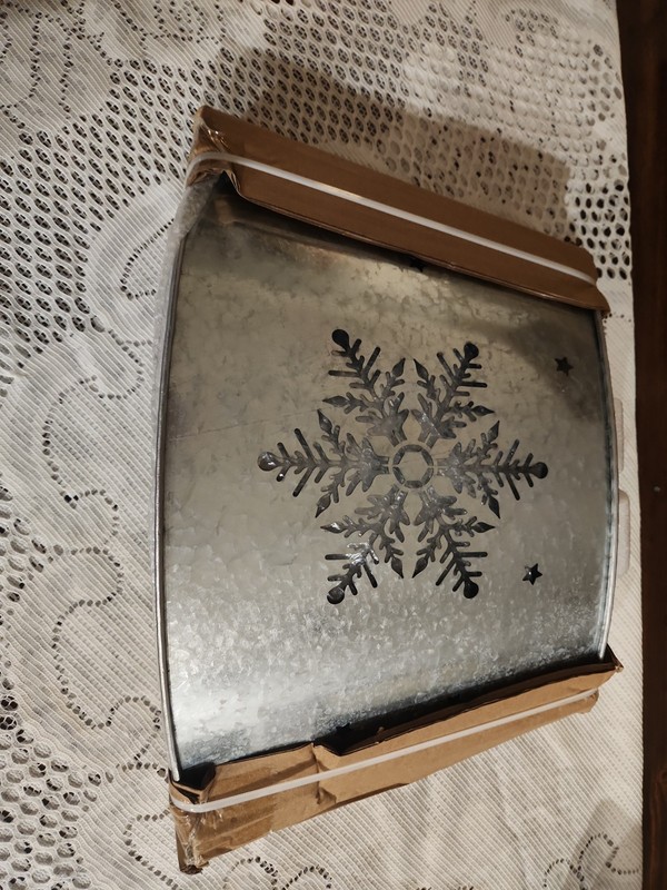 Snowflake Iron Silver Christmas Decorations for Tree Home Decor Christmas Tree