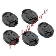 (5 Pcs) 67mm Snap-On Lens Caps for Nikon Canon Sony Fuji DSLR Lense (Us Seller)