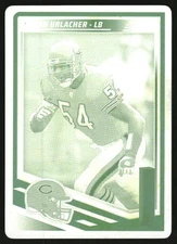 2025 Panini Score Printing Plate Yellow #26 Brian Urlacher 1/1
