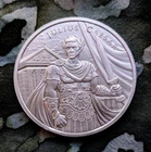 1 oz. JULIUS CEASAR Legendary Warrior round .999 fine silver
