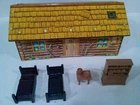 MARX FORT TIN CABIN & FURNITURE