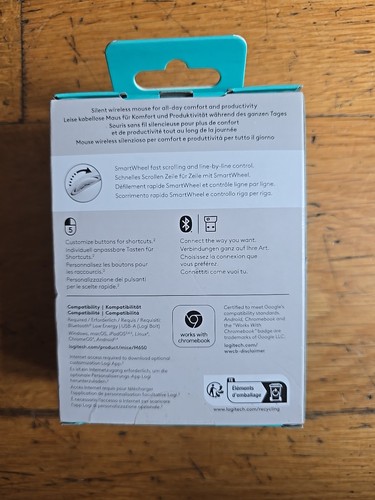 Logitech M650 Performance Silent Wireless Mouse - Graphite - Picture 3 of 3