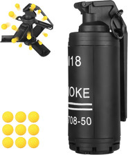 Hand Grenade Toy for CS Battle Game,With 9 Foam Ammo Fun Impact Tactical Cs-Gren