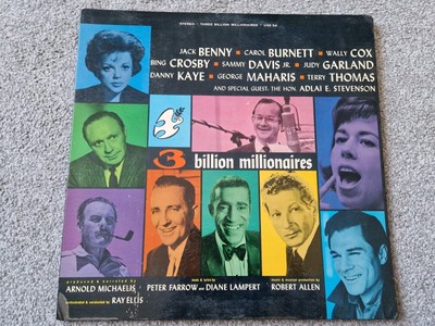THREE BILLION MILLIONAIRES SOUNDTRACK LP - G/F - JACK BENNY - UXS 54 - GARLAND