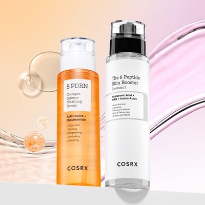 COSRX Peptide 150ml + PDRN Serum 100ml Set Firming Glow Anti-Aging K-Beauty