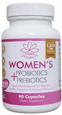 Women's Probiotics & Prebiotics - 18 Billion CFU - 90 Capsules Multi Probiotic