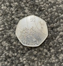 2011 London Olympic Basketball 50p Coin Circulated Collectible - Free Postage - Available on eBay