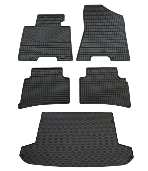 Gummi FußMatten Kofferraumwanne FüR Hyundai Tucson 3 TL 2015-2020 Gummimatten-image