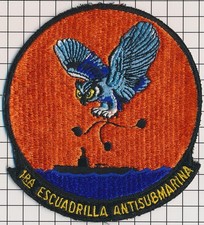 ARMADA ARGENTINA PATCH - 1RA ESCUADRILLA ANTISUBMARINA [ÈRE TRACKER S-2A ~1962]