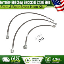 Brake Hose Kit 672340 Street Legal Front Rear For Chevy Truck C1500 C2500 2wd