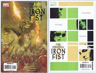 IMMORTAL IRON FIST # 15, 16 US Comics 2008 SUPER HI-GRADE Konvolut