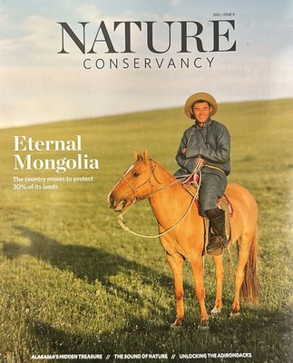 Nature Conservancy, Eternal Mongolia Magazine Issue 04 Free Shipping