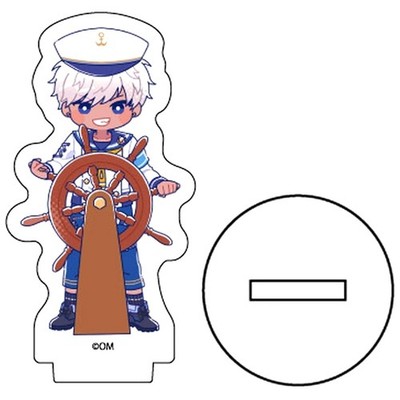 Mammon 09. Marine Sailor Ver. Candy Art Obey Me! Acryl Petit Stand Japan V076