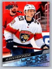 2020-21 Upper Deck #716 Aleksi Heponiemi Young Guns Rookie Hockey Card NHL. rookie card picture
