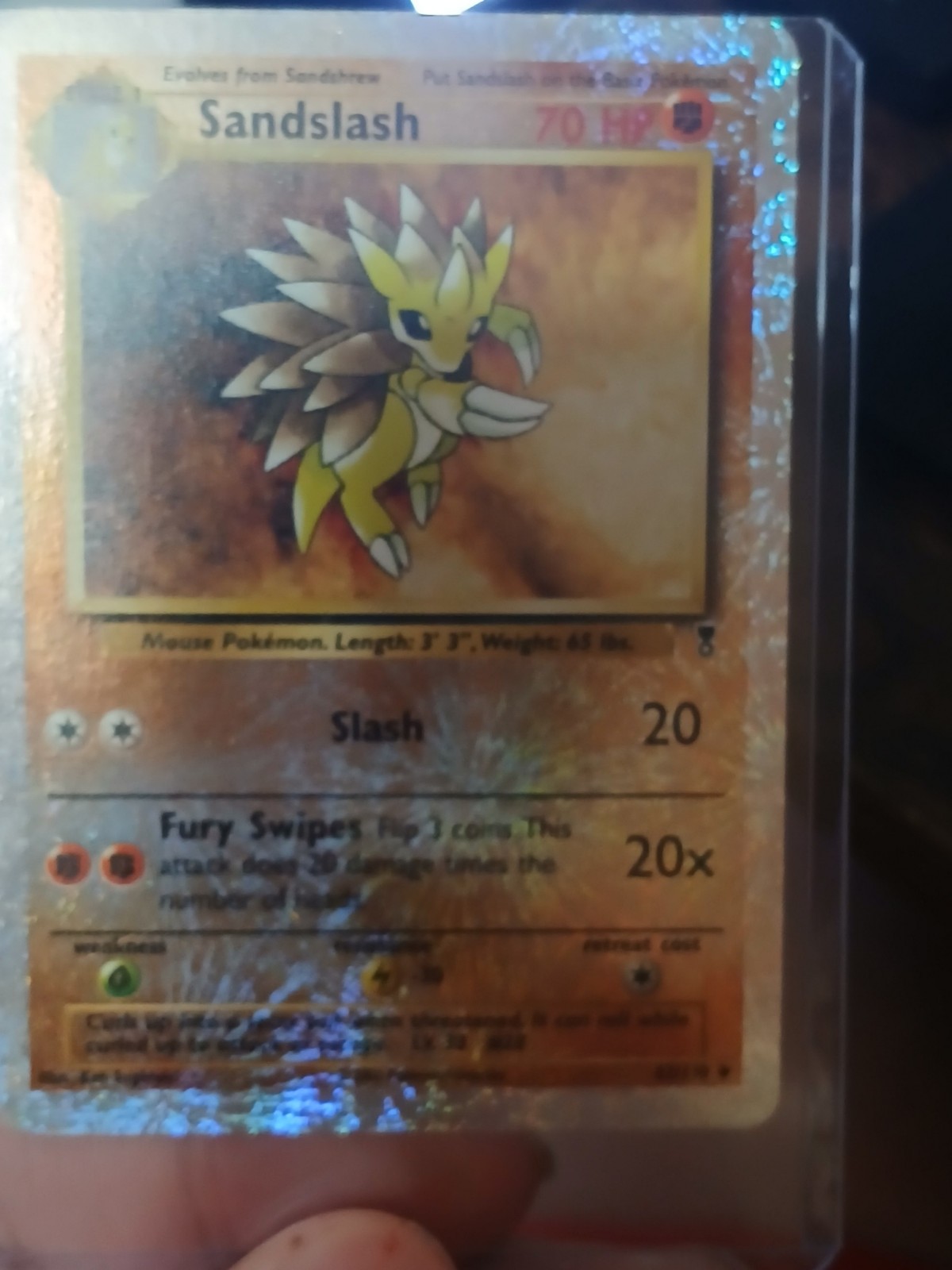Sandslash 62/110 Legendary Collection Reverse Holo NEAR MINT