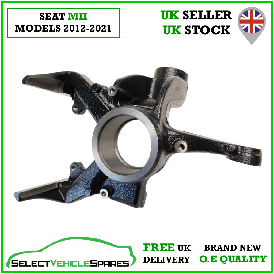 NEW Seat Mii Front Left Steering Knuckle Hub Carrier 2012-2021 (256mm Disc) - Image 5