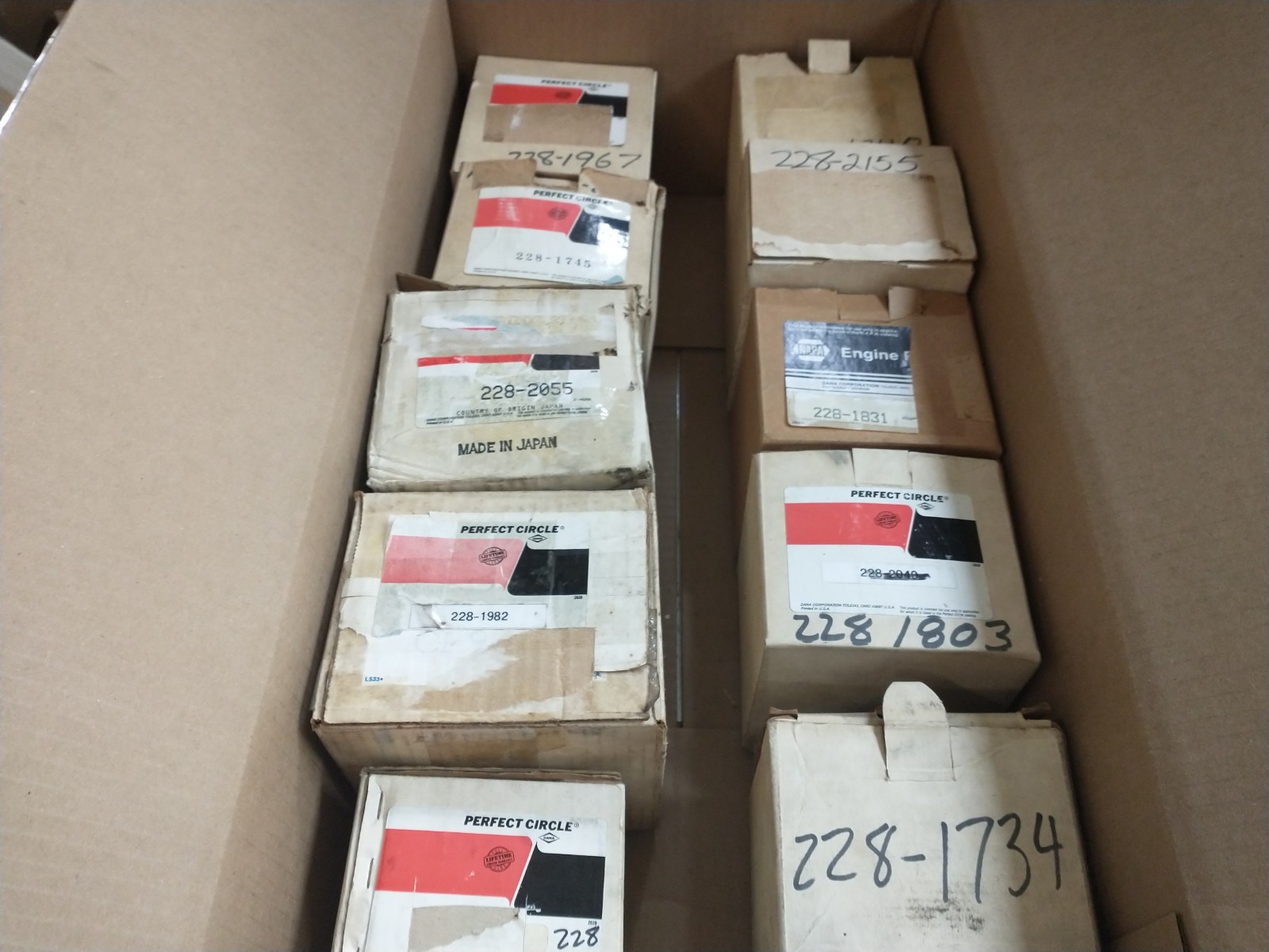 LOT OF 10 CLEVITE / PERFECT CIRCLE WATER PUMPS