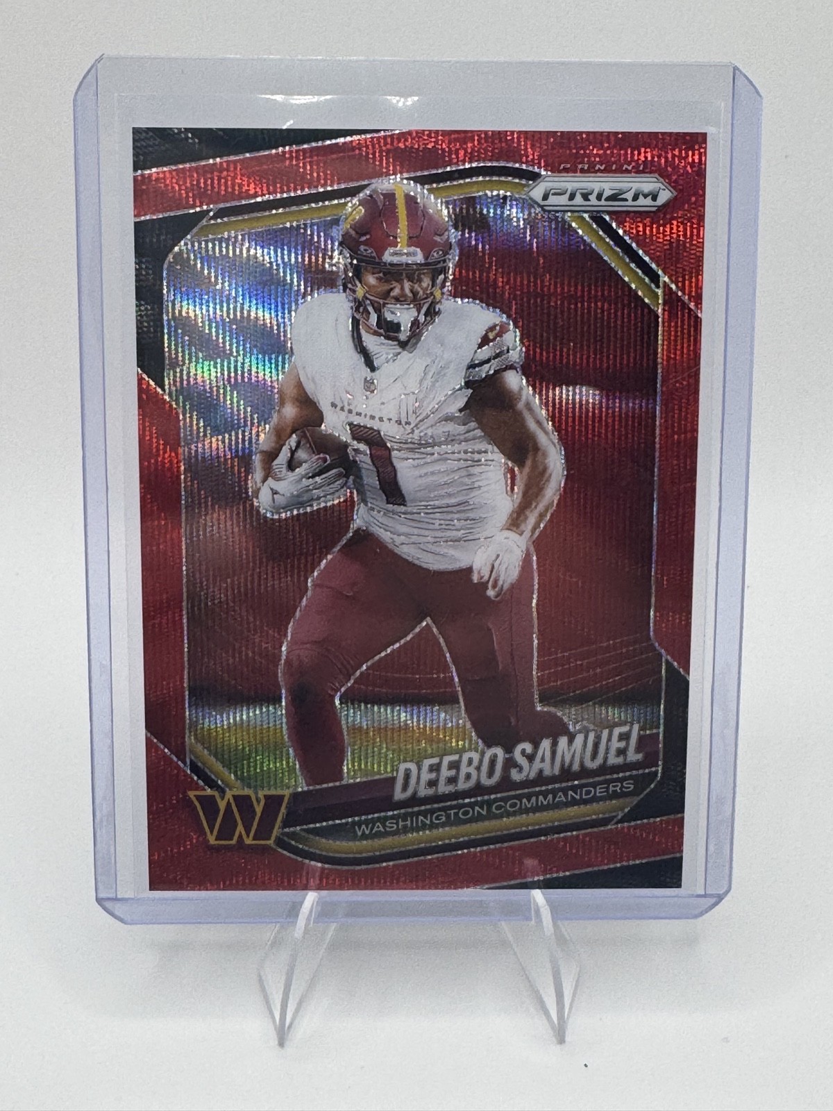 2025 Panini Prizm - Deebo Samuel #133 Red Wave Prizm /149