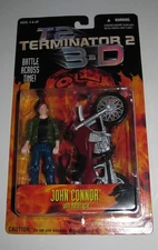 1997 Kenner Terminator 2 3-D John Connor w/ Motorcycle Action Figure NEW/Sealed