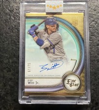 2025 Topps Five Star Bobby Witt Autographs/75 On Card Auto! Sealed!!