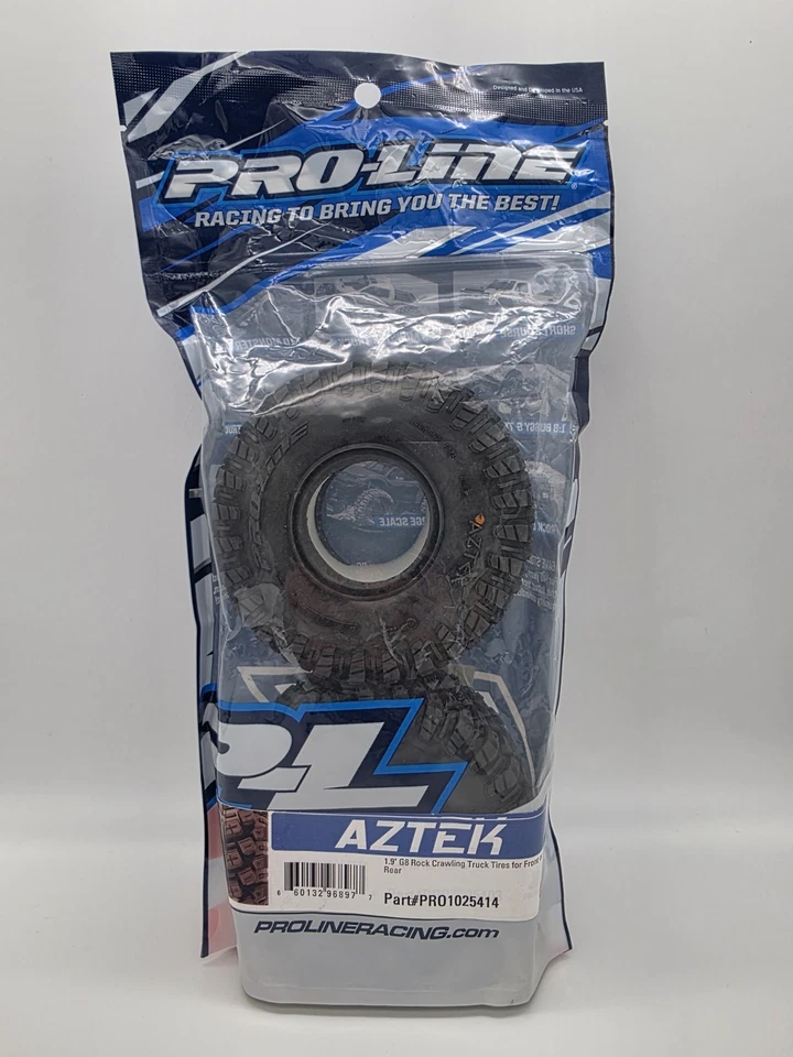 Pro-Line Racing Aztek 1.9" G8 Rock Crawling Truck Tires TWO for Front or Rear - Image 3 of 4