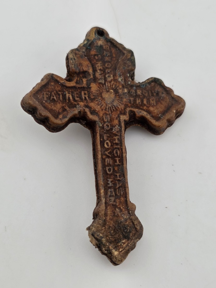 小物 MADE IN USA crosspattern Vintagebandanna 60's Vintage bandanna cross pattern