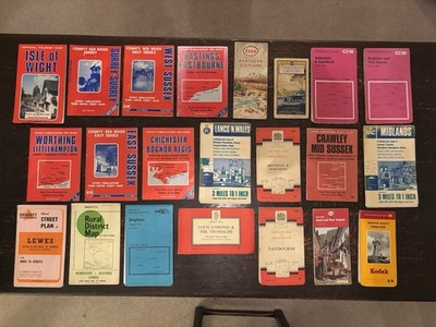Vintage Ordnance Survey & Road Map Bundle Deal!  Job Lot!