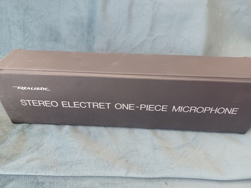 Vintage Realistic Stereo 3.5 Condenser Microphone WORKING - Picture 3 of 4