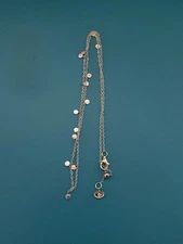 Silpada Silver Lace Adjustable Station Necklace 18" Sterling Silver