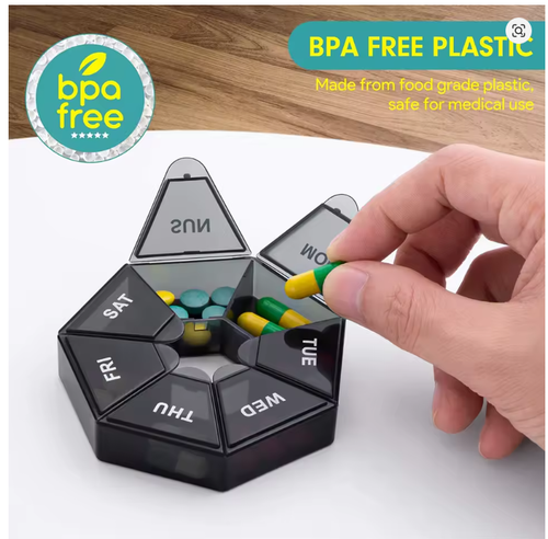 Weekly Medicine Storage Organizer Pill Box Holder Container Pill Case Medicine - Picture 6 of 14