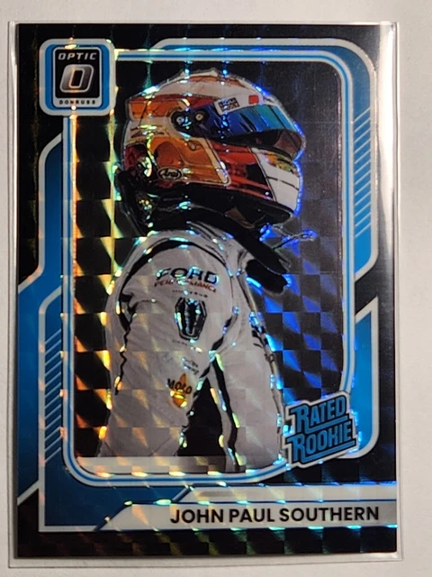 2026 Donruss Racing John Paul Southern Rated Rookie 1/1 BLACK FINITE