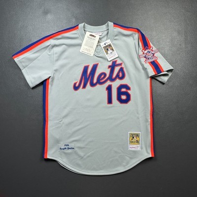 100% Authentic Dwight Gooden Mitchell & Ness 1986 NY Mets Jersey Size 48 XL Mens