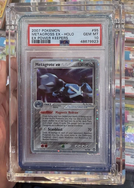 2007 Pokemon EX Power Keepers Metagross ex 95/108 Holo PSA 10