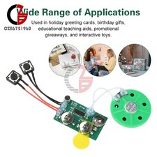 DIY Greeting Card 120 240 Seconds Recording Voice Chip Button Recording Playback