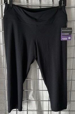 NEW Marika Tek Platinum Women s Sz M Performance Dry-Wik Capri Leggings   BLACK