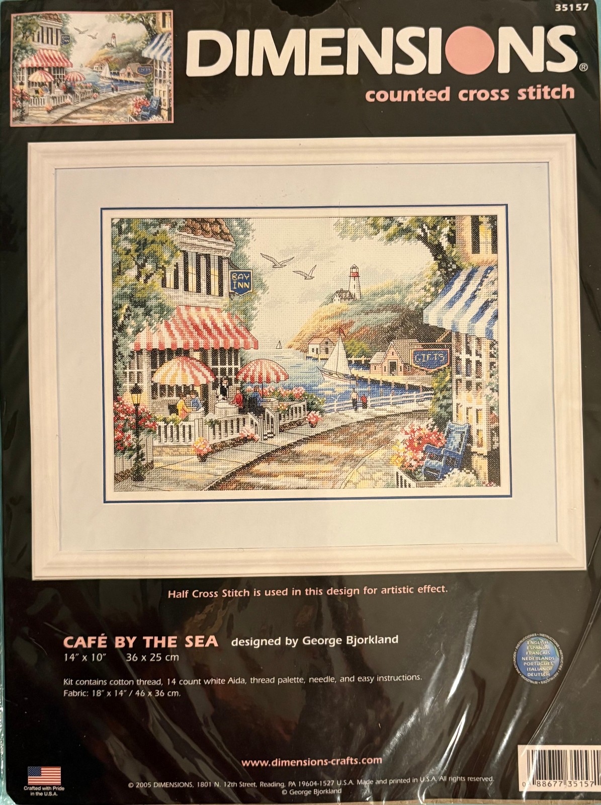 Kit - Cafe By The Sea #3515 14"x10" 2005