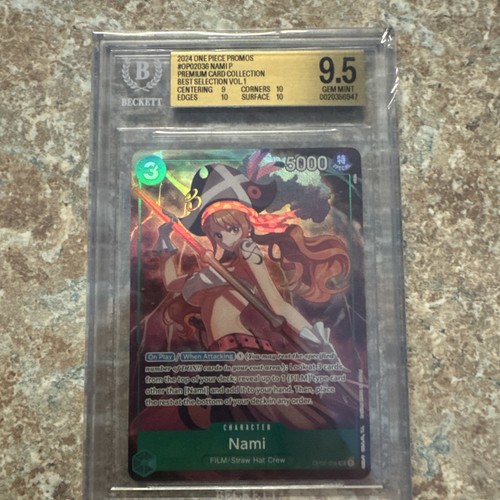 2024 ONE PIECE PROMOS OP02 036 PREMIUM CARD COLLECTION VOL. 1 NAMI BGS 9.5