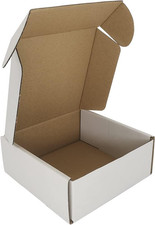 50 Pack 5X5X2'' Small Shipping Boxes, Corrugated Cardboard Mailers for Business,