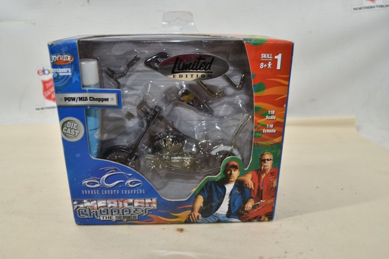 JoyRide American Chopper POW/MIA Bike Model Kit NEW (5977C)