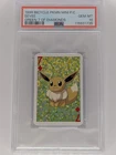 Pokemon Eevee - 7 of Diamonds - PSA 10 - Bicycle Mini Playing Cards Green Deck #