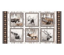 Woodland Whispers Fabric Panel for henry Glass & Co