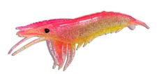 Almost Alive Lures Artificial Soft Plastic Bait Inshore 6" Shrimp Pink/Yellow