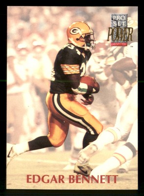 Edgar Bennett - 1992 Pro Set Power #219 RC - Green Bay Packers