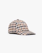 🔵 Aquascutum – Casquette De Baseball Avec Check ICON_CP004 Unisexe SS26
