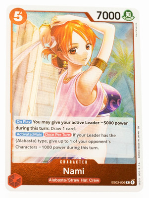 Nami Character EB03-006 One Piece TCG Foil NM