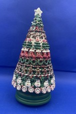 Árbol de Navidad Giratorio 11" Musical "O Tannenbaum" "Oh Árbol de Navidad" Brillante