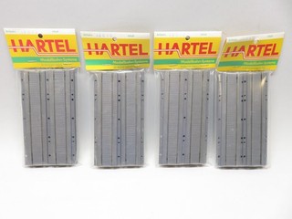 4x Hartel 48010 Straßenbahn Tram Gleise Schienen 16x straights 135 mm HO
