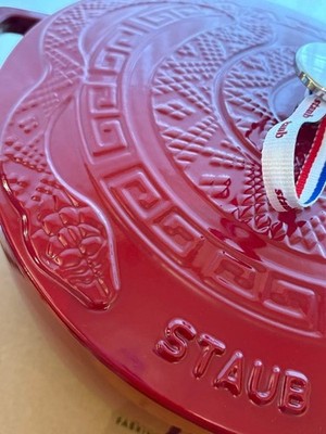 Staub wa-nabe XL 26cm Snake Bordeaux rare NEW JP | eBay