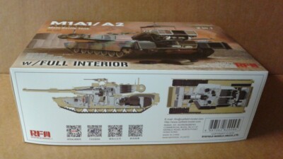 RYE FIELD 1/35 M1A1/M1A2 Abrams Tank with Full Interior (5007)